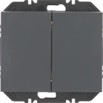 Berker Modul mit Wippe 2-fach K.1 anthrazit 24127106