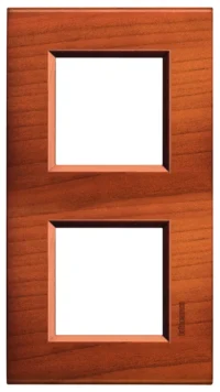 BTicino LNA4802M2LCA LivingLight Abdeckrahmen 2-fach 2+2M Kirsche