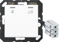 Jung Hotelabdeckung mit LED-Einheit 24 V A CU KO5 M 24 WW