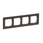Legrand 766134 SEANO Natura 4-fach Rahmen aus Echtmaterial Farbausführung Eiche