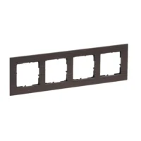 Legrand 766134 SEANO Natura 4-fach Rahmen aus Echtmaterial Farbausführung Eiche
