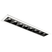 SG LEUCHTEN LED-Einbaustrahler 17W Konverter INSPIRE 212450 8LEDs weiß 2700-6500K weiß