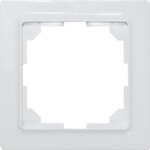 Eltako Universalrahmen 1-fach 55x55mm reinweiß/glänz R1UE55-wg