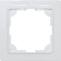 Eltako Universalrahmen 1-fach 55x55mm reinweiß/glänz R1UE55-wg