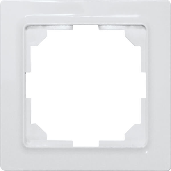 Eltako Eltako Universalrahmen 1-fach 55x55mm reinweiß/glänz R1UE55-wg