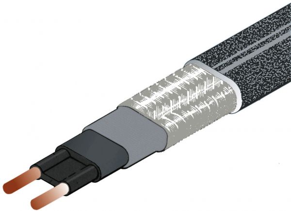 DEVI Heizband rohrbegleitend 6W/m 230V DEVIhotwatt 45 300m sw 45°C