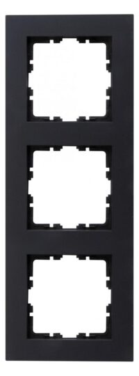 Kopp 407015001 HK07 PURE Abdeckrahmen 3-fach anthrazit