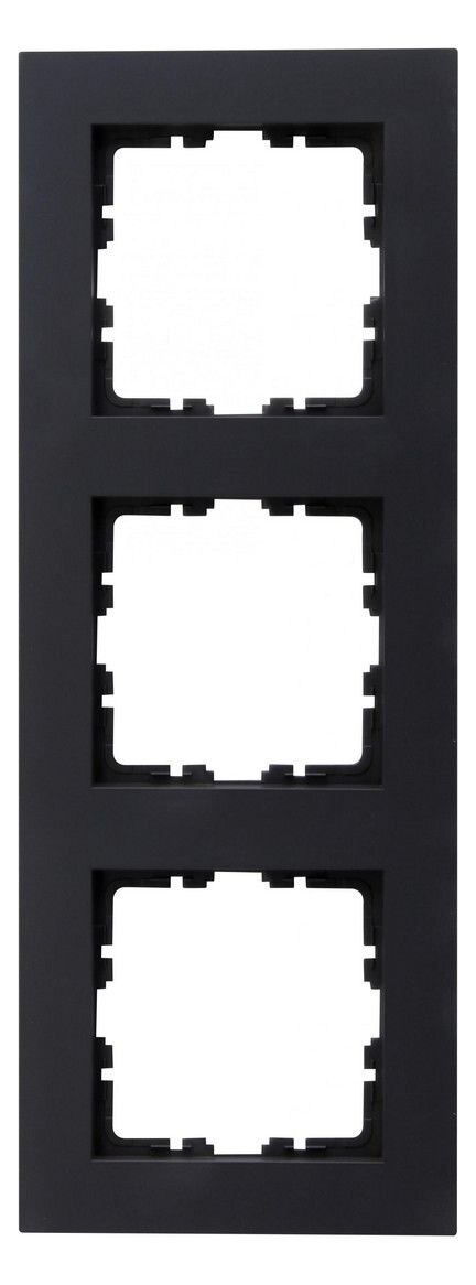 Kopp Kopp 407015001 HK07 PURE Abdeckrahmen 3-fach anthrazit