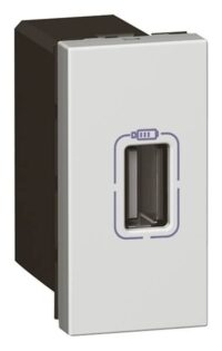 Legrand 079391 USB-Lademodul 1-fach Mosaic Aluminium