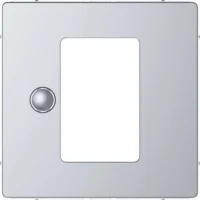 Merten Zentralplatte edelstahl Uni.Temperaturregler MEG5775-6036