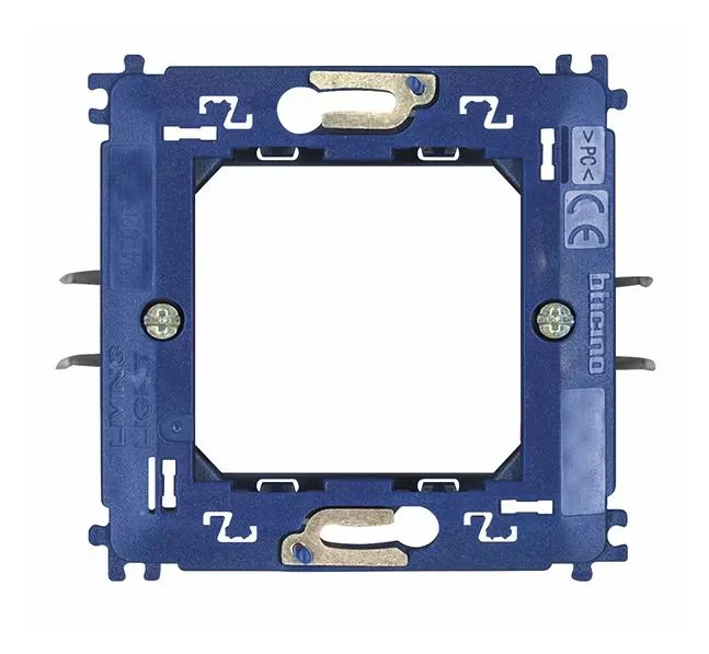 Legrand BTicino LN4702G Kunststoff Tragring 2Module mit Spreizkrallen
