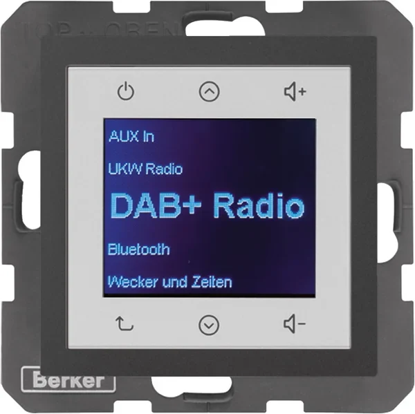 Berker Berker Radio DAB+, Bt., B.x anthrazit. 30841606