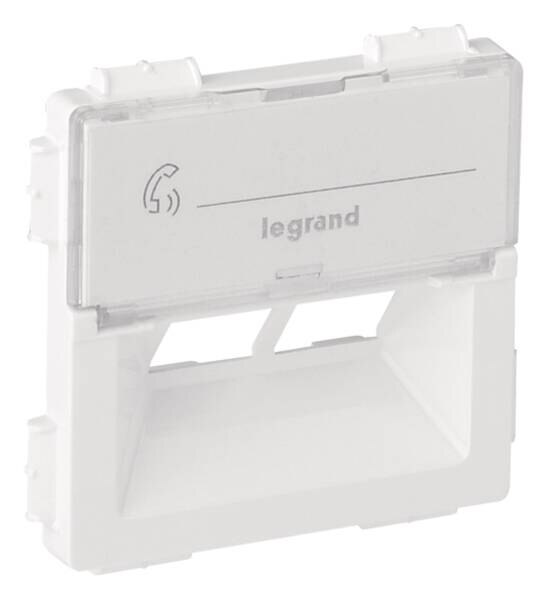 Legrand Legrand 755380 Abdeckung für Rutenbeck 2xRJ45 Kategorie5E UTP Valena Life ultraweiß