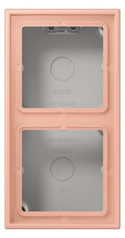 Jung Jung LC 582 A 231 AP-Kappe 2-fach Duroplast lackiert Serie LS rose clair (32102)