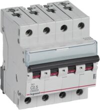 Legrand 404247 TX3 LS-Schalter C 0,5A 4-polig 10kA 400VAC 4TE