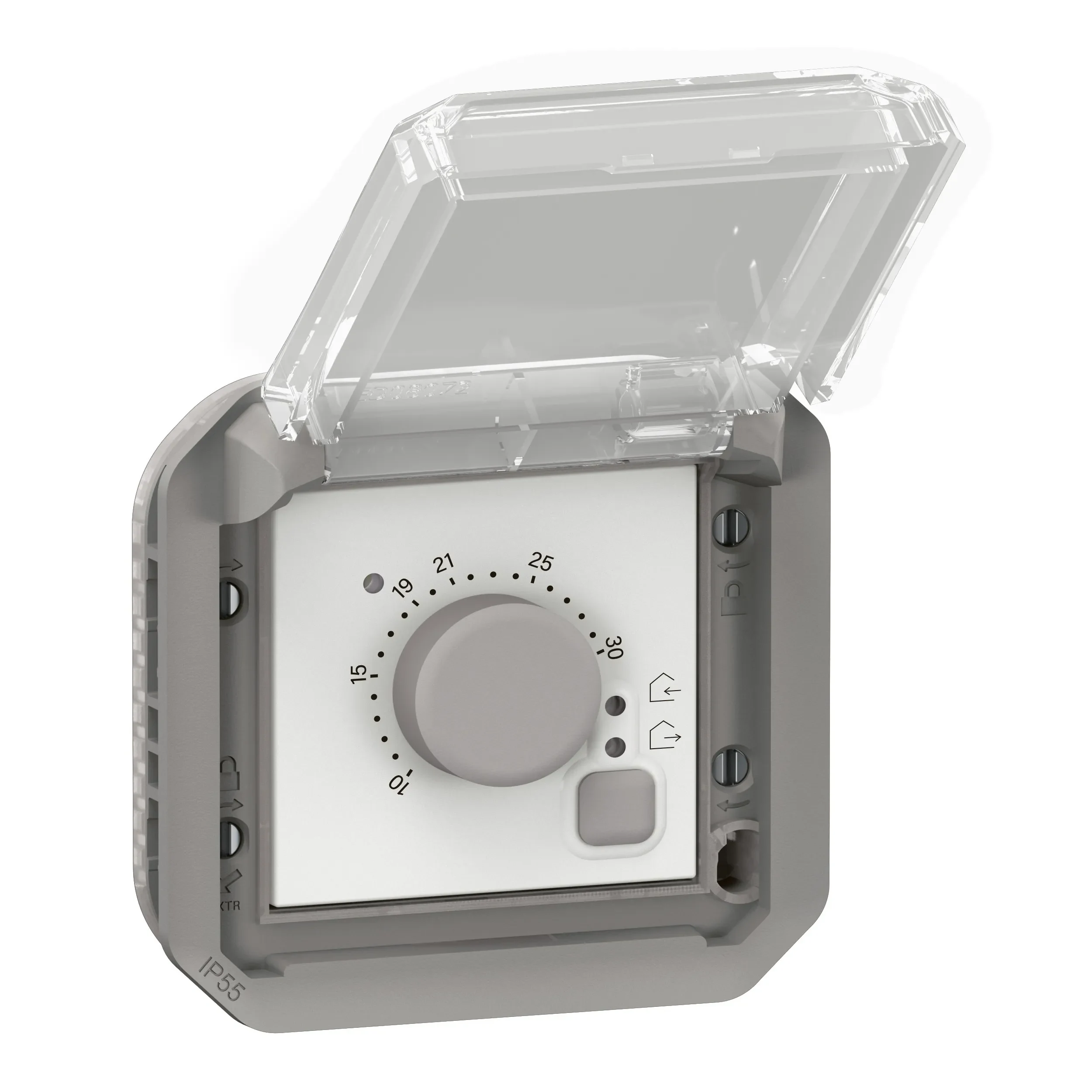 Legrand Legrand 069508L Plexo New Einsatz elektronischer Thermostat in der Grau/