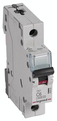 Legrand 403430 TX3 LS-Schalter C 6A 1-polig 6kA 230/400VAC 1TE