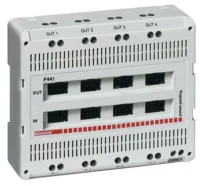 BTicino F441 Reiheneinbaugerät Audio/Video Mixer m.4Eingängen u.4Ausgängen