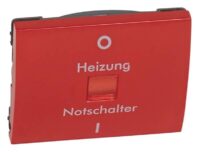 Legrand 771018 Wippe mit Aufdruck 0/I und Heizung Notschalter ultraweiß