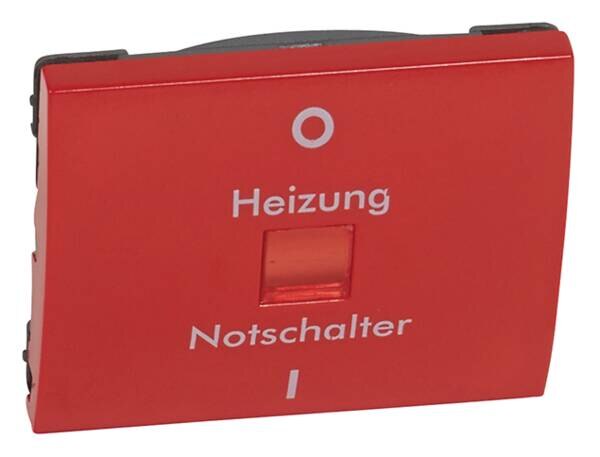 Legrand 771018 Wippe mit Aufdruck 0/I und Heizung Notschalter ultraweiß