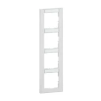 Legrand 765994 SEANO+4-fach Rahmen vertikal mit Beschriftungsfeld Farbausführung