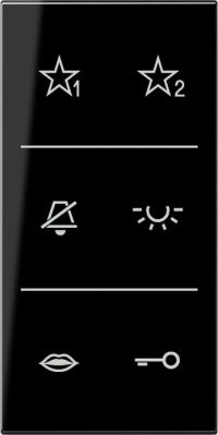 Jung Design-Cover Audio Symbole bruchs SI A6 LS DC SW