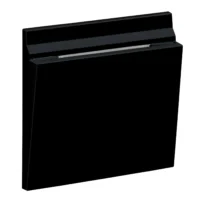 Legrand 765343 SEANO Abdeckung mechanischer Hotel-Card-Schalter schwarz