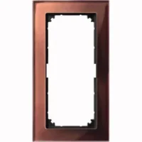 Merten Rahmen Glas 2 fach mah/br ohne Mittelsteg 487815