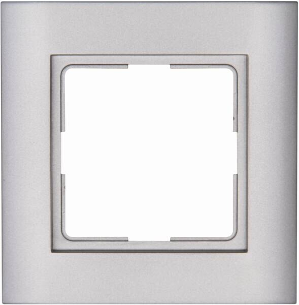 Kopp Kopp 402147088 ATHENIS UP-FR 1-fach Abdeckrahmen IP44 Farbe:stahlfarben