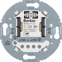 Berker Universal Tastdimmer 2-fach 2-Draht Tragring rd. 85422101
