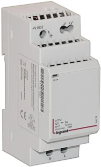 Legrand 146711 Spannungsversorgung 12VDC 2A prim.100 240VAC sek.12VDC 24W 2TE