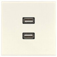 Jung MALS1153 Einsatz 2xUSB weiß