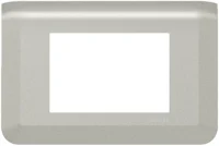 Legrand 079303L Rahmen 3-modulig horizontal Mosaic Aluminium