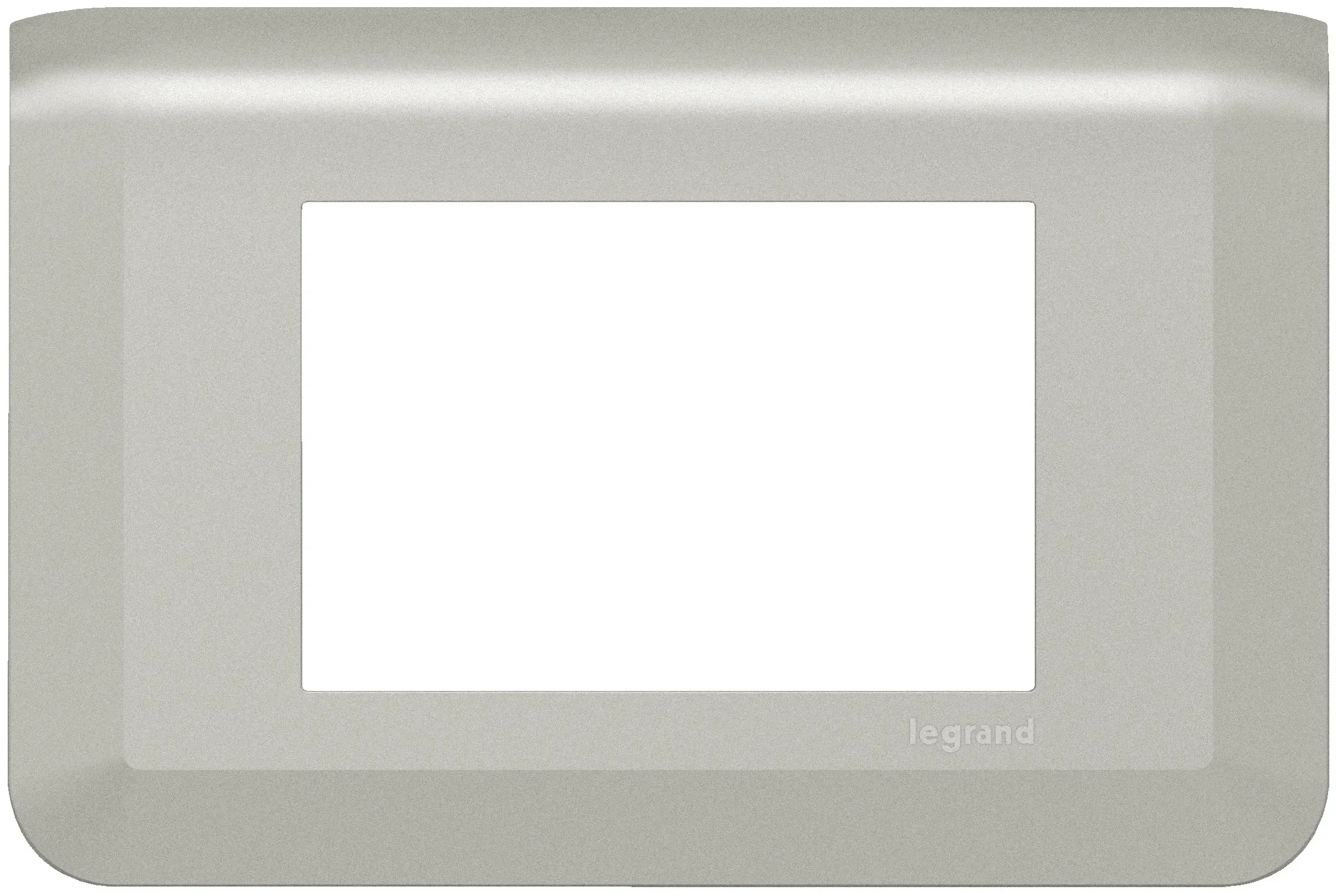 Legrand Legrand 079303L Rahmen 3-modulig horizontal Mosaic Aluminium