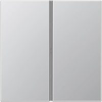 Jung AL2402TSA Tastensatz 2fach kpl LS/FD-design Aluminium