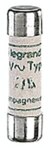 Legrand 012002 Zylindersicherung aM 2A 8,5x31,5 träge 400VAC 20kA ohne Kennmelder