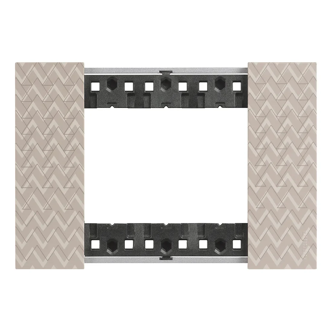 Legrand BTicino KA4803MM LivingNow Abdeckrahmen 3-modulig in der Farbausführung Optic