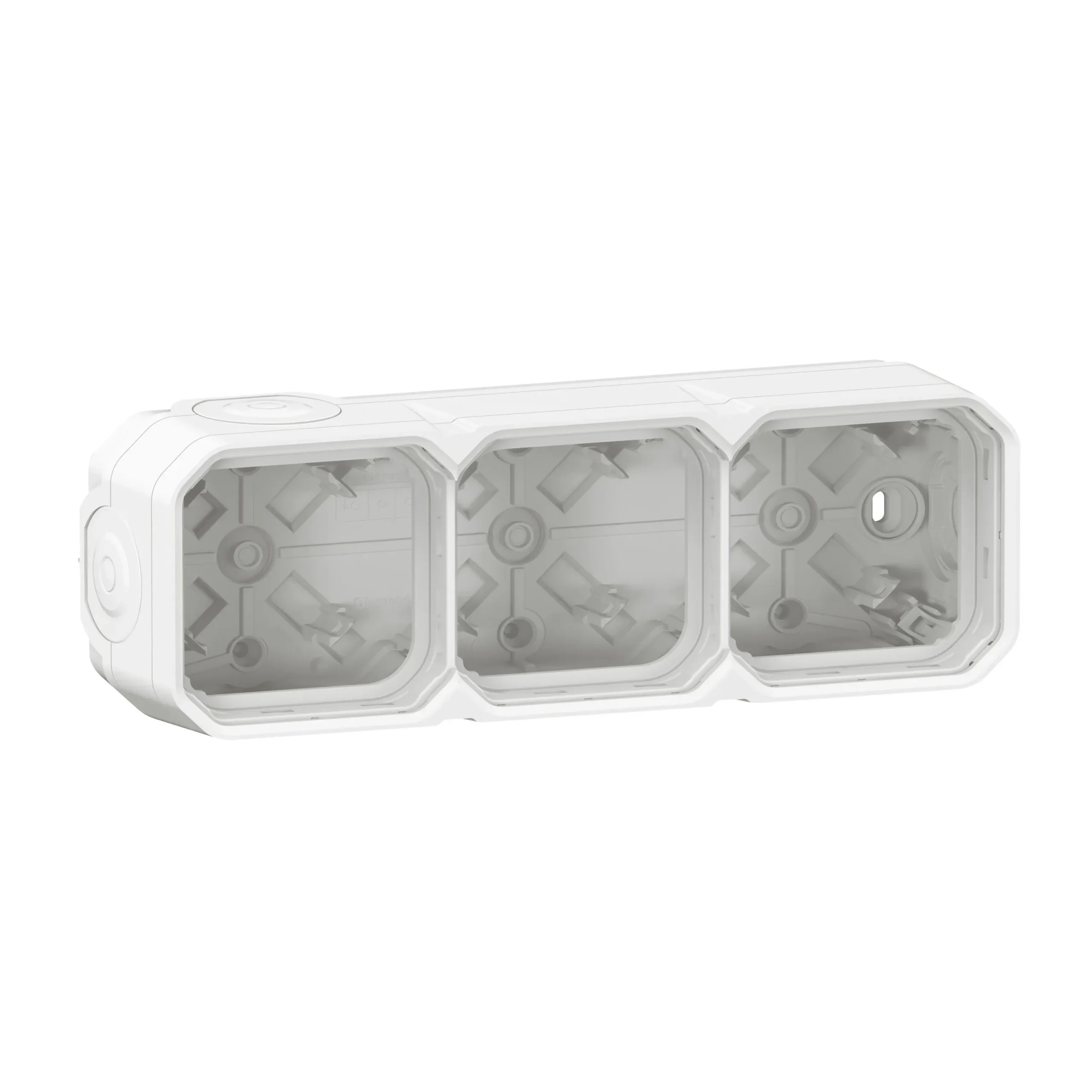 Legrand Legrand 069688L Plexo New 3-fach Gehäuse horizontal und vertikal in der Ultraweiß