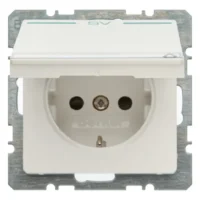 Berker Steckdose SCHUKO deckel und Beschrift 47526039