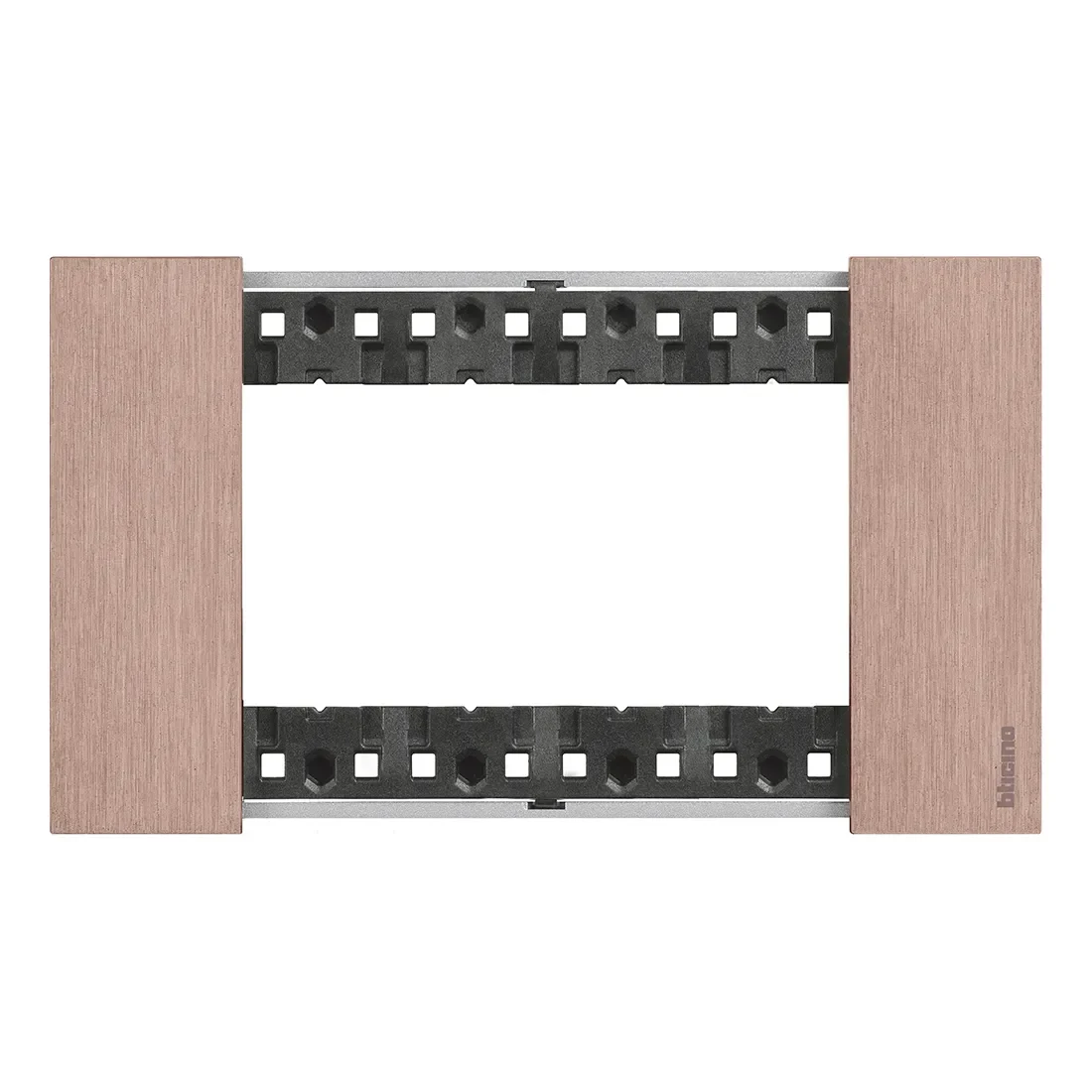 Legrand BTicino KA4804ZM LivingNow Abdeckrahmen 4-modulig in der Farbausführung Kupfer