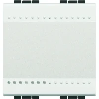 BTicino N4003M2N LivingLight Aus/Wechsel Schalter 2M mit Wippe SK Weiß