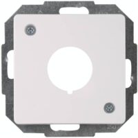 Kopp 331702004 Abdeckung für Befehlgeräte D22,5mm mit Schrauben HK05 arktis