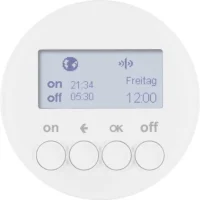 Berker KNX-Funk Zeitschaltuhr polarweiß glänzend 85745239
