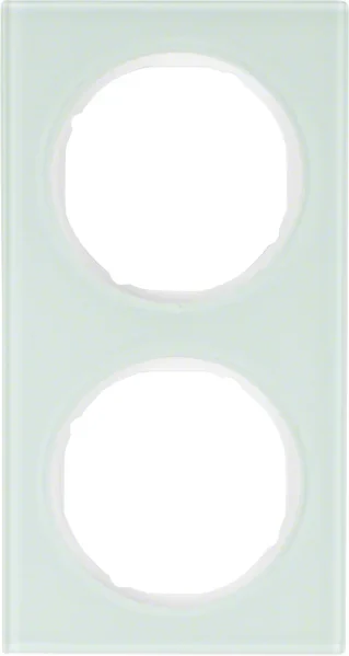 Berker Berker Rahmen Glas/pows 2-fach 10122209