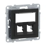 Legrand 765364 SEANO 2-fach Adapter für Systimax Datendosen Farbausführung:schwarz