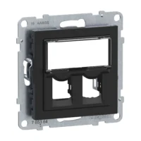 Legrand 765364 SEANO 2-fach Adapter für Systimax Datendosen Farbausführung:schwarz