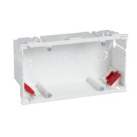 Schneider 5586155 Geräteeinbaudose 2-fach 2 Zugentlastung PE=1Stk LE=5 Stück
