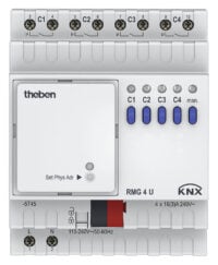 Theben Schaltaktor 4-fach Grundgerät RMG 4 U KNX