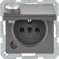 Berker Steckdose mit Erdstift Q.1,anthrazit, ma 6765116086