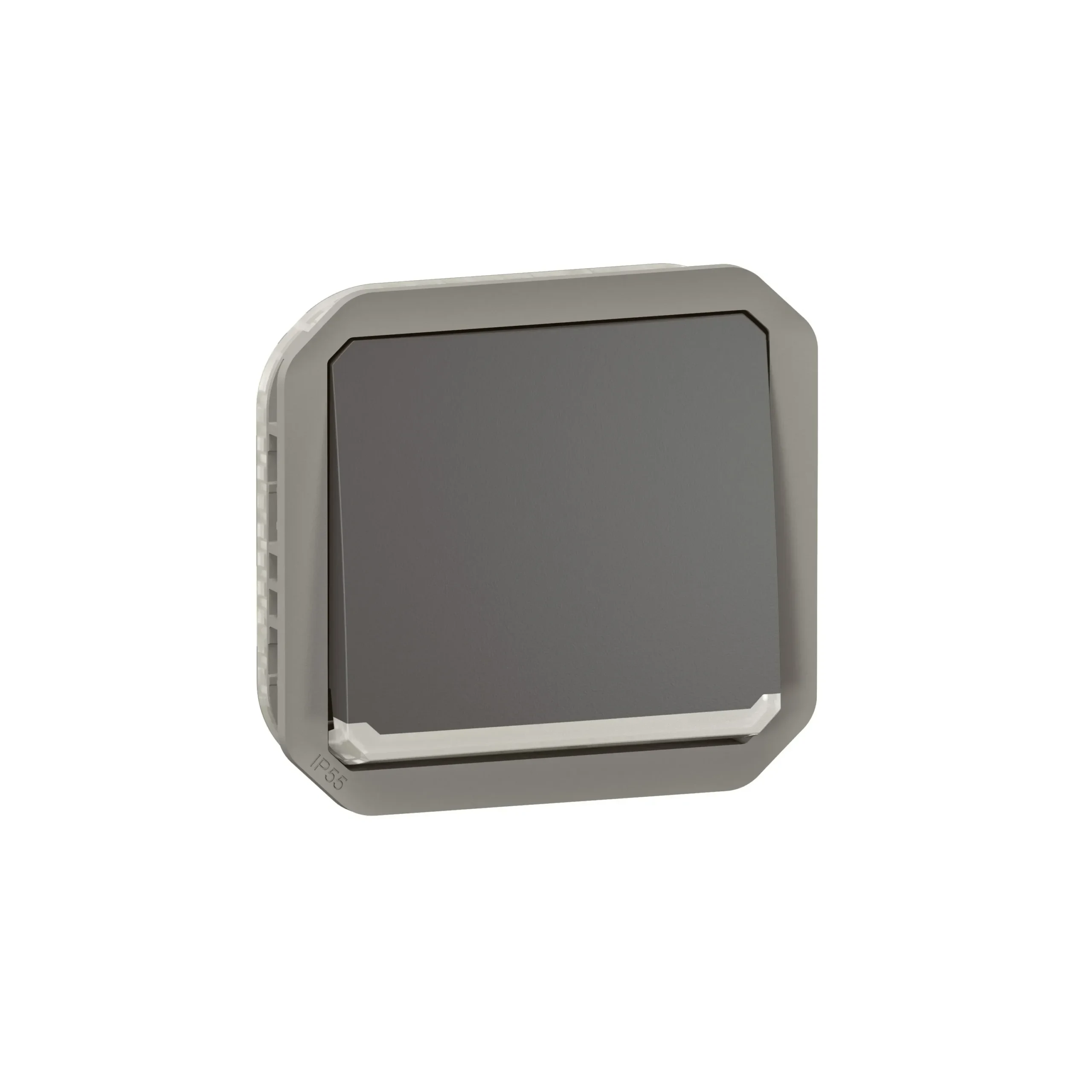 Legrand Legrand 069827L Plexo New Einsatz 2per Schalter 10 AX Steckklemme IK08 Anthrazit